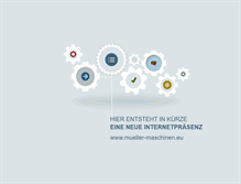 Tablet Screenshot of mueller-maschinen.eu